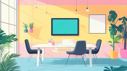 Hybrid meeting setup with tech and collaboration to 96c4c952-6839-4be5-b52b-c9932774870b 2 standard v2-6x