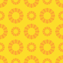 seamless background with yellow flowers