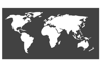 mapa, geografia, kontynenty © Marek