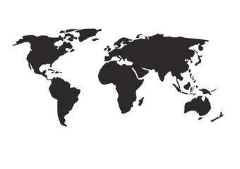 mapa, geografia, kontynenty