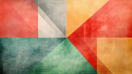 Geometric patterns in vibrant Pan African colors for Black History Month