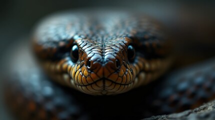 Obraz premium Flared Cobra Hood Close-Up