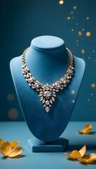 pearl necklace and earrings