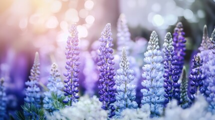 Naklejka premium Beautiful colorful wild flowers in Spring.