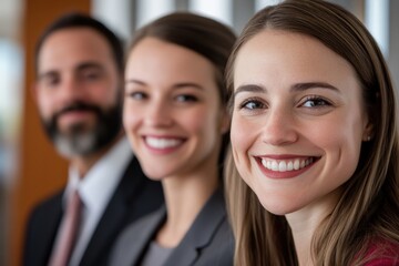 Fototapeta premium Business people Smiling in Office
