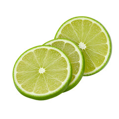 Fresh lime slice PNG top view, vibrant green citrus fruit with juicy pulp, perfect for tropical drinks, summer cocktails, and organic food designs