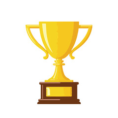 Golden Trophy Vector
