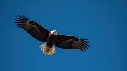 Obraz premium Bald Eagle in Flight