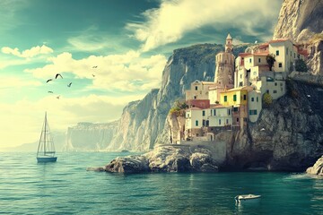 Naklejka premium Stunning travel visuals for brochures