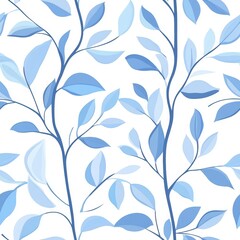 Repetitive seamless pattern of leaf foliage for fabric design.