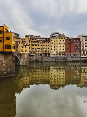arno river in florence italy