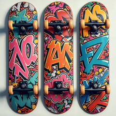 Old school skateboard