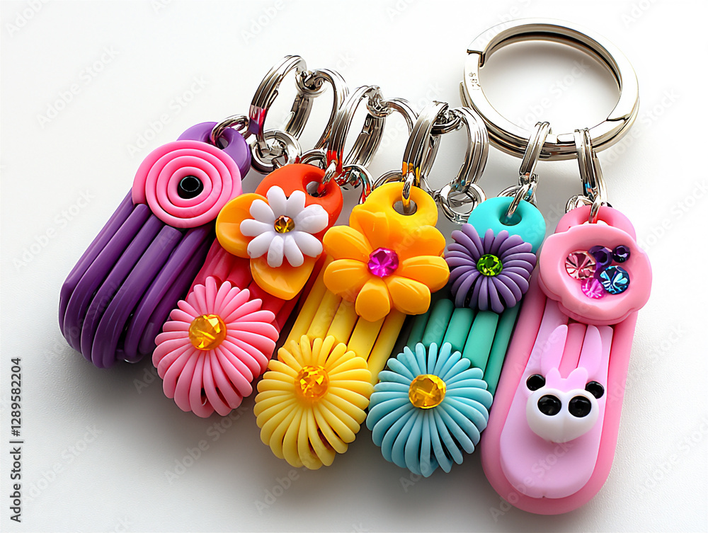 Poster custom keychains