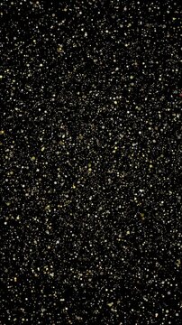 Endless movement among particles without a seam.  Animated Seamless