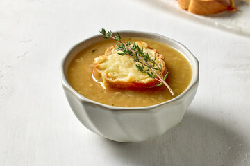 bowl of french onion soup