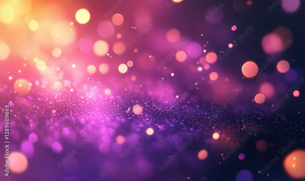 Poster gradient abstract background with a soft transition from pink to purple hues glowing gently under di