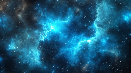 Fototapeta premium The tranquil night sky ablaze with countless stars, forming a vast and breathtaking celestial scene that embodies wonder, serenity, and the infinite beauty of the universe.