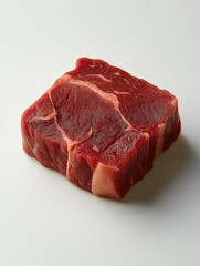 Fototapeta premium Fresh beef meat steak, raw red protein ingredient for cooking and gourmet dining