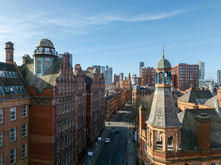 Whitworth Street Downtown Manchester England