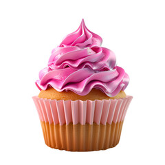 Pink Cupcake Delicious Sweet Treat Bakery Delight
