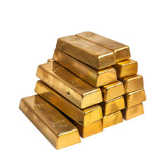 Stack of Gold Bars Precious Metal Wealth Luxury