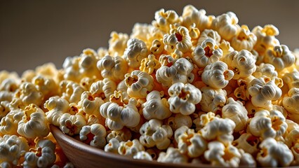 Buttery Popcorn in a Bowl