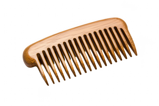 Wooden comb designed for grooming hair with a smooth finish, perfect for daily use in personal care routines