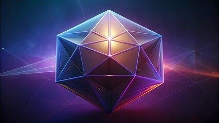 Illuminated Geometric Crystal