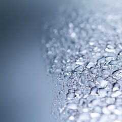 water droplets condensation on a surface