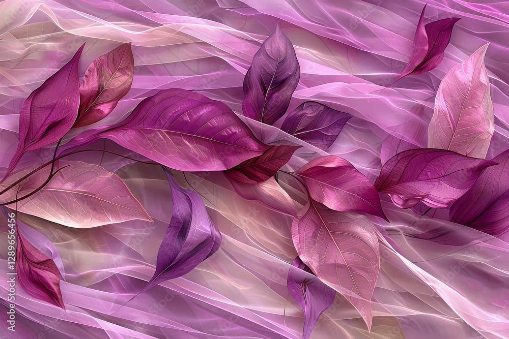 Poster an abstract digital creation captures the essence of love through an array of swirling colors and de