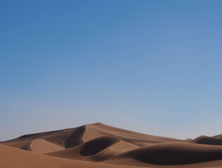 Sand Dunes and Blue Sky