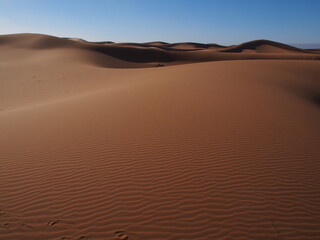 Sand Dunes and Blue Sky