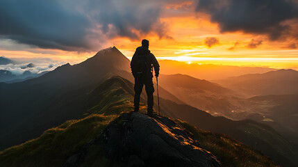 Fototapeta premium Hiking