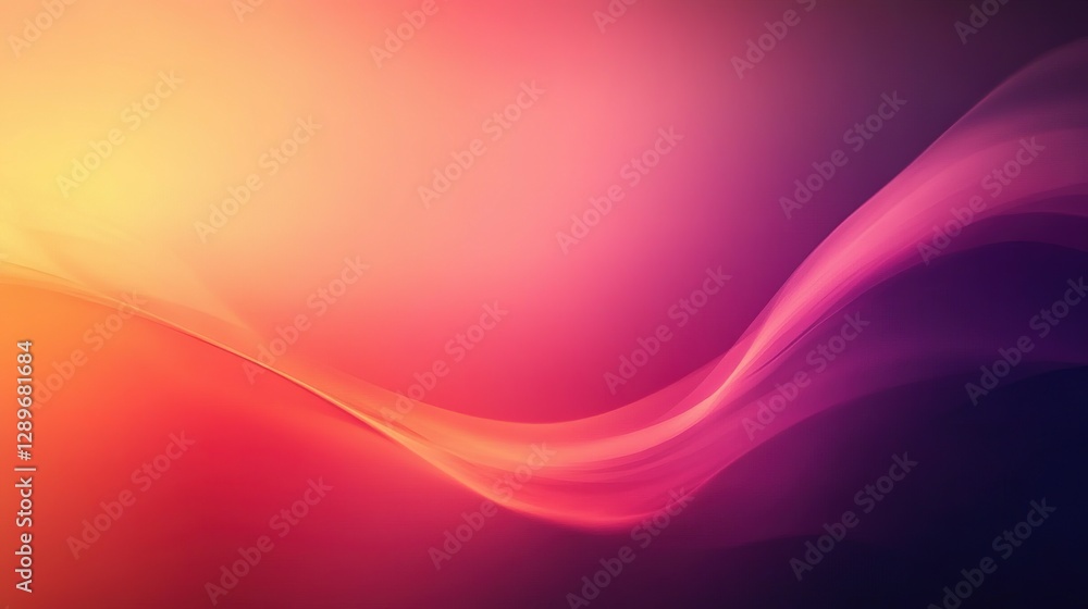 Poster abstract image of swirling colors with smooth wave motion
