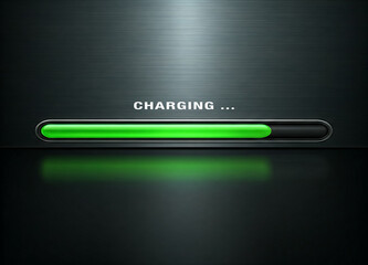 Charging icon flat design. illustration.