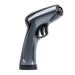 Sleek Ergonomic Massage Gun with Adjustable Intensity Isolated on Transparent Background