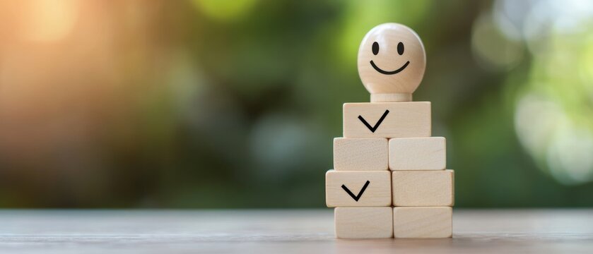 completion checklist with smiley face