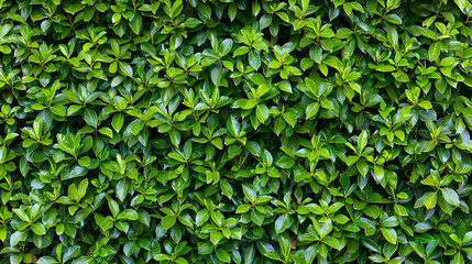 Obraz premium Lush Green Hedge Texture Background