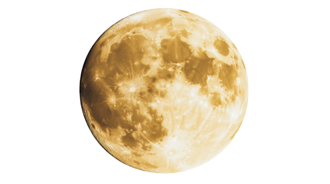 full moon isolated on white background , transparent png 