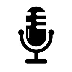 microphone icon vector illustration