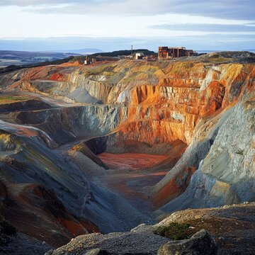 Copper mine near Amlwch, Wales