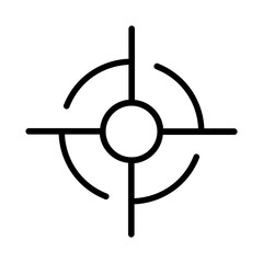 Obraz premium on target icon