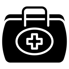 First Aid Kit Solid Icon