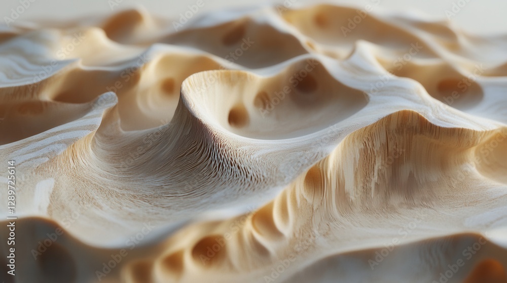 Aufkleber abstract wooden texture with waves and curves showcasing intricate details and natural patterns