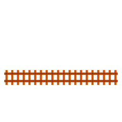 Collection of Vector Fence Illustrations in Various Designs and Colors