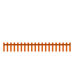 Collection of Vector Fence Illustrations in Various Designs and Colors