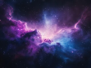 Obraz premium nebula cloud in cosmic space