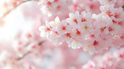 Obraz premium Delicate Pink Blossoms Springtime Floral Beauty