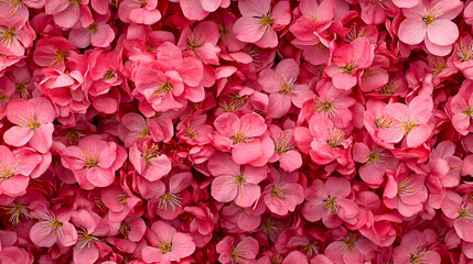 Obraz premium Close Up of Pink Blossoms Floral Background