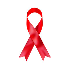 Red Ribbon AIDS Awareness Symbol Hope Support,